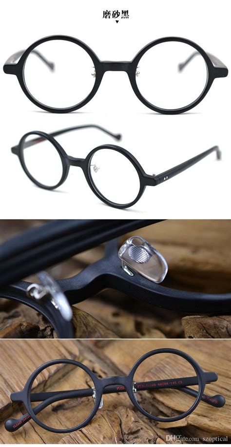 2020 Brand Japan Desgin Small Round Retro Vintage Men Acetate Spectacle Frame Myopia Designer