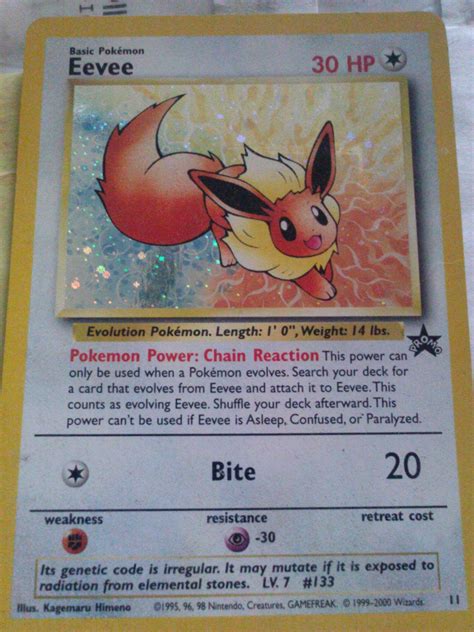 Eeveelutions as v cards will take the spotlight in may. I found this promo shiny eevee card while cleaning, anyone know what it's from? : pokemon