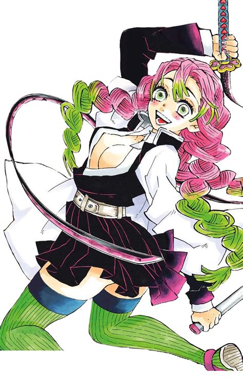 Mitsuri Kanroji Kimetsu No Yaiba Wikia Fandom Chica Anime Manga All Anime Slayer Anime