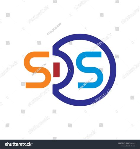 Sds Vector Logo Illustration Symbol Stock Vector Royalty Free