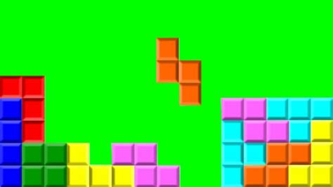 2d Tetris Loading Screen Animation Freehdgreenscreen Footage Youtube