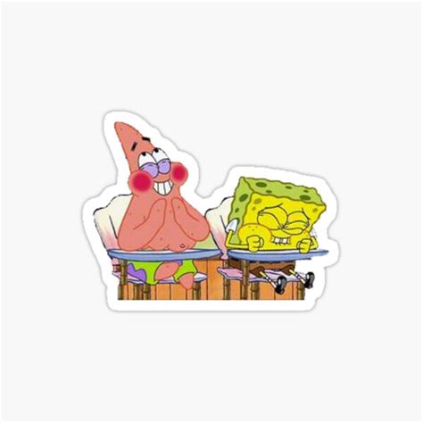 Spongebob What S Funnier Than 24 25 Sticker For Sale By Gsill