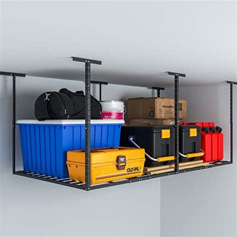 Sunsgrove 4x8 Overhead Garage Storage Rack 750lbs Weight Capacity