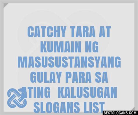 Catchy Kalusugan Sa Barangay Slogans Generator Phrases My Xxx Hot Girl