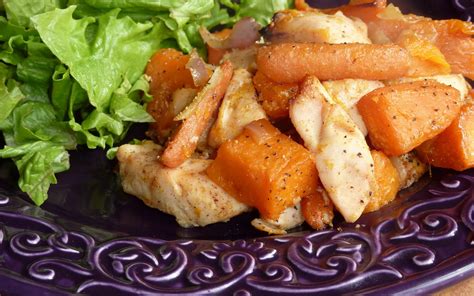 A Savory Table Maple Roasted Chicken And Sweet Potatoes