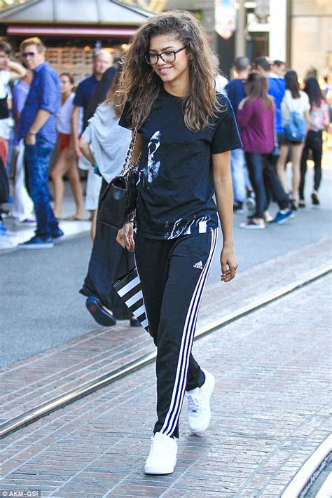 Zendaya Shows Off Beauty As She Dresses Down In Sporty Tracksuit