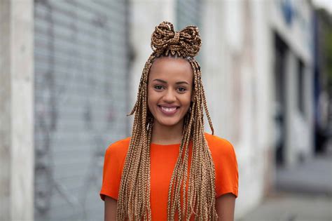 Hairstyles to do with box braids with beads. 18 Ways To Style Your Long Box Braids