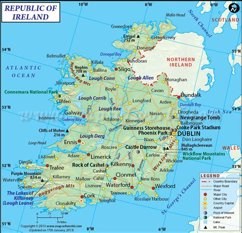 Map Ireland Best Top Wallpapers