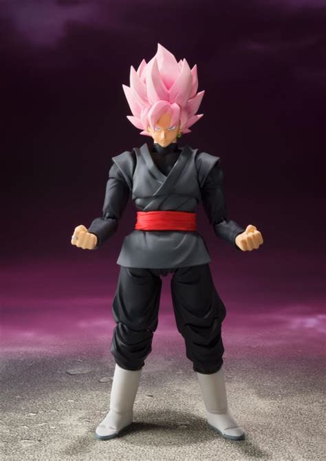 La figura ha ottimi dettagli e dispone di mani e volti opzionali e di una testa intercambiabile con capelli rossi. Dragon Ball Super S.H.Figuarts Goku Black