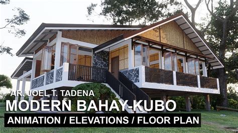 Modern Bahay Kubo Elevated Amakan House Design 6m X 6m Youtube Reverasite