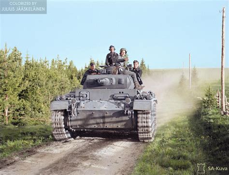 A German Panzer Iii On Its Way To The Frontlines Theres Also A