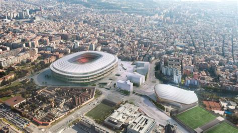 Fc Barcelona Unveils New Camp Nou Footy Headlines