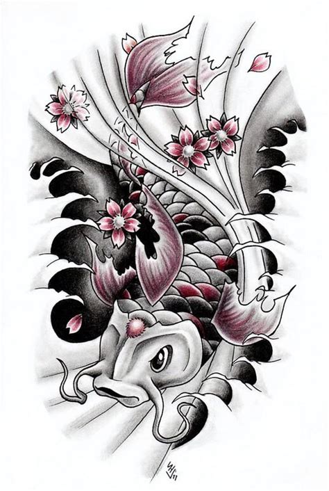 Gambar tato keren ikan koi sumber : Gambar Tato Ikan Terbaru - Gambar Barumu