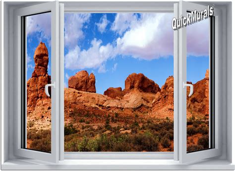 Desert Canyon Window Mural