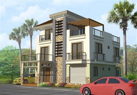 Mesmerizing 3 Storey House Designs With Rooftop Live Enhanced