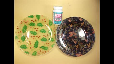 Fabric Covered Dollar Tree Glass Plate Great T Holiday Table Decor Youtube