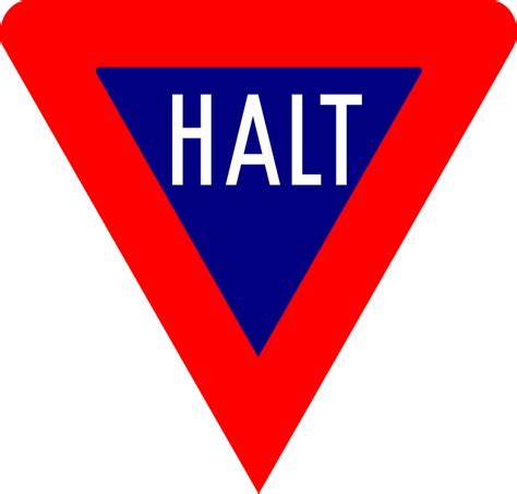 halt stop sign free vector graphic on pixabay