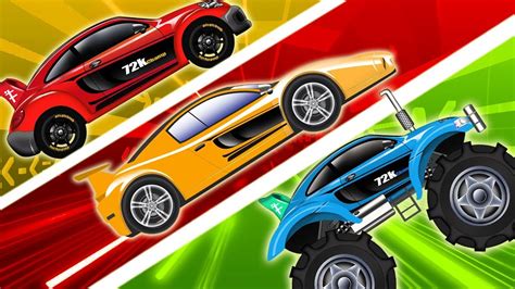 Sports Car Racing Cars Cars For Kids Videos For Children Race