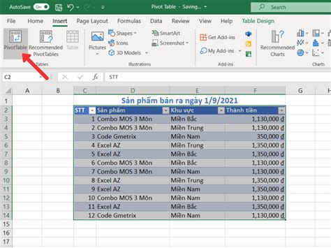 Hướng Dẫn Chi Tiết Cách Thêm Pivot Table Trong Excel Update 2021