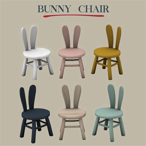 Sims 4 Cc Bunny Chairs By Sims 4 Children Sims 4 Sims