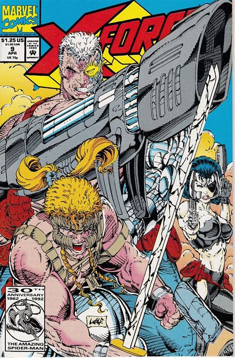 X Force 9 1991 1st Series April 1992 Marvel Comics Grade Nm Etsy