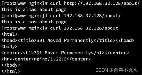 Nginx 301 Moved Permanently错误 Csdn博客