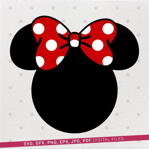Minnie Mouse Svg Disney Minnie Mouse Svg Files For Cricut Etsy