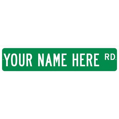 Custom Name Street Sign Instant Signs And Prints Store