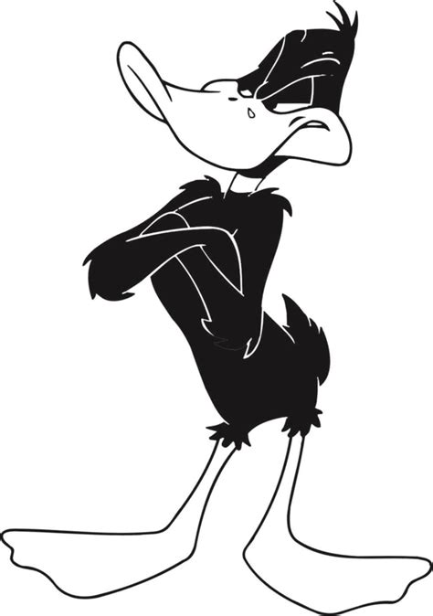Cool Daffy Duck Coloring Pages Cartoon Coloring Pages Coloring Pages