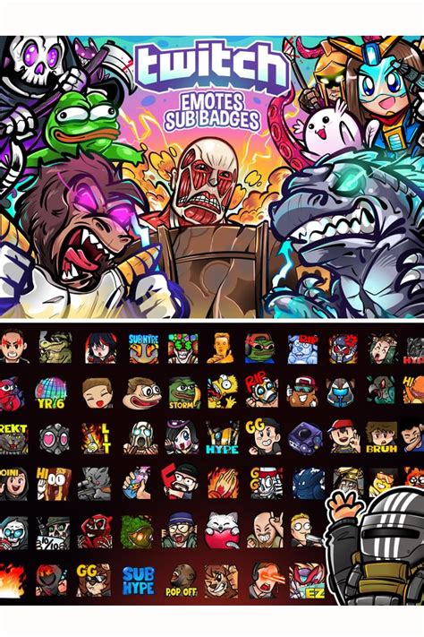 I Will Create Exclusive Custom Twitch Emotes For Your Channel Twitch