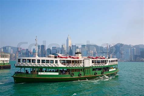 Hong Kong Ferry Stock Image Colourbox