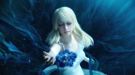 Wallpaper Final Fantasy Xv Lunafreya Nox Fleuret Luna Blue Flowers