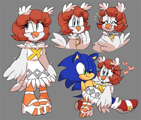 Elise Always Reminded Me Of A Bird Sonic Fan Art Sonic Anime