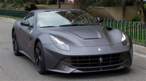 Matte Gray Ferrari F12 Berlinetta Driving In Monaco 2014 Hq Youtube