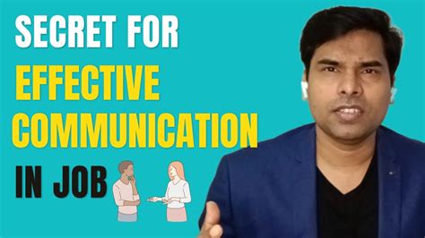 The Secret To Become An Effective Communicator YouTube