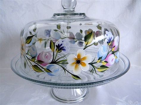 Looking for a good deal on glass cake stand? Cake dish covered cake dish glass cake dish with lid cake ...