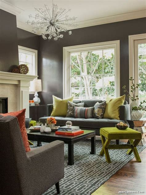 Gray And Olive Green Living Room Beautiful Living Room Dark Green Ideas