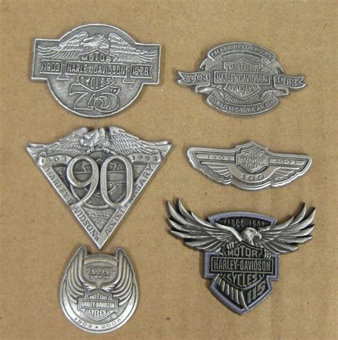Ebay Sponsored Harley Davidson 75th 115th Anniversary Pin Set