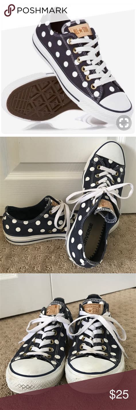 Converse Polka Dot Low Tops Nice Shoes On Shoes Converse