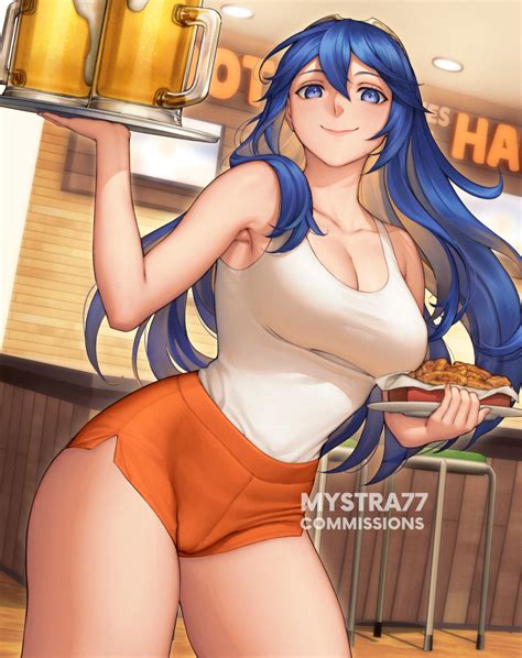 Waitress Lucina Commission By Mystra77 Hentai Foundry