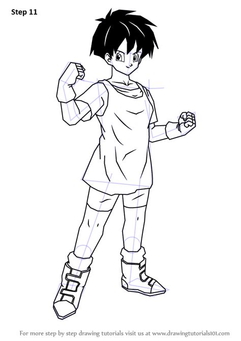 Dragon ball legends on instagram: Learn How to Draw Videl from Dragon Ball Z (Dragon Ball Z ...