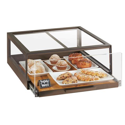 Cal Mil 3610 Tier Vintage Bakery Display Case With Wood Base 21 X 17 X