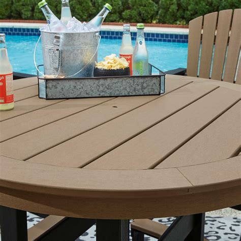 Signature Design By Ashley Fairen Trail Outdoor Round Bar Table