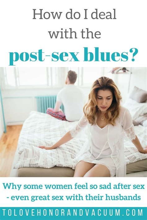 Reader Question How Do I Deal With Post Sex Blues Bare Marriage