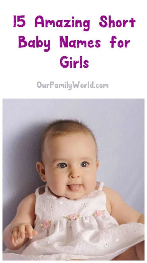 15 Amazing Short Baby Names For Girls With Meanings