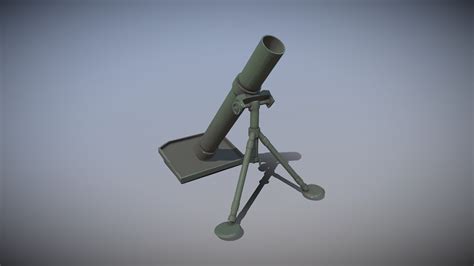 Ww2 Mortar Download Free 3d Model By Thunder Thunderpwn E7ce155