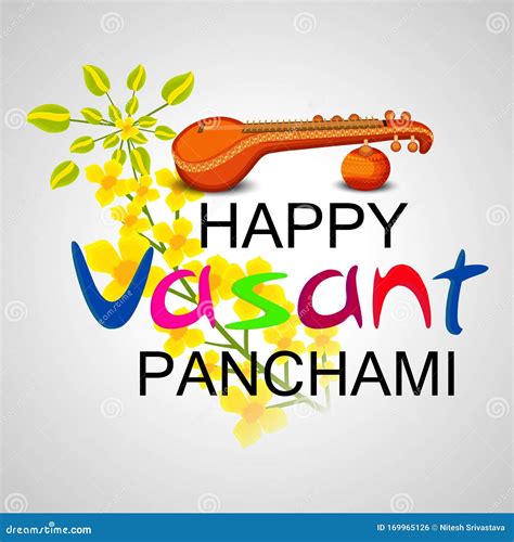 Happy Vasant Panchami Stock Illustration Illustration Of Festival 169965126
