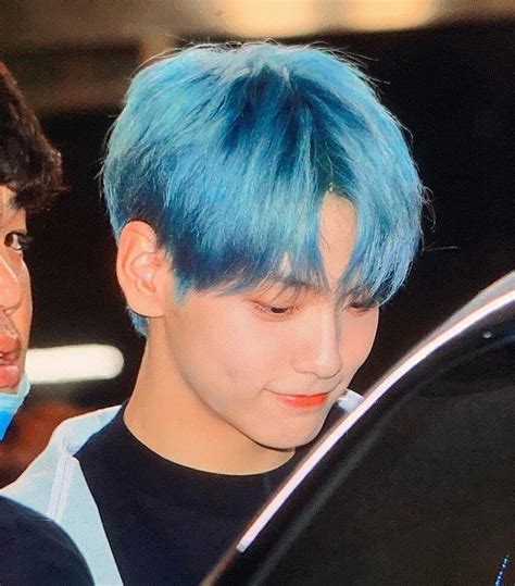 200724 Soobin Txt Blue Hair South Korean Boy Band