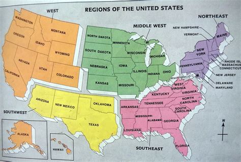 The Best Us Regions Map Printable Tristan Website