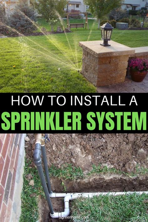 Please also see my video on how to blow out a sprinkler system at. How To Install A Sprinkler System - AGreenHand